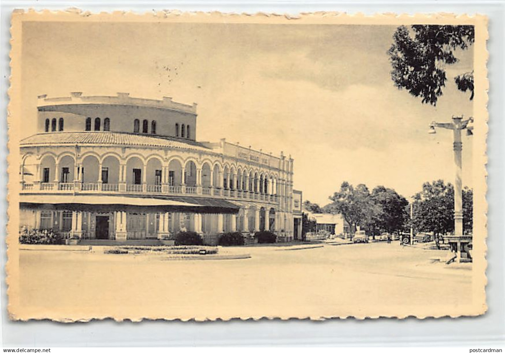 Congo Kinshasa - ÉLISABETHVILLE Lubumbashi - L'avenue du Kasaï et Hôtel Belle-Vue - Ed. Rassaert