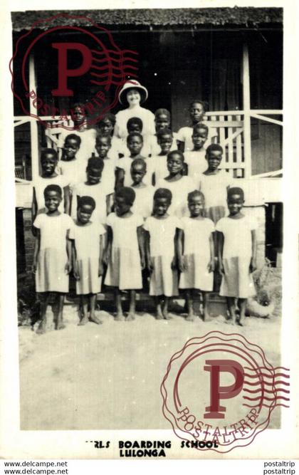 AFRICA. CONGO. GIRLS BOARDING SCHOOL. LULONGA.