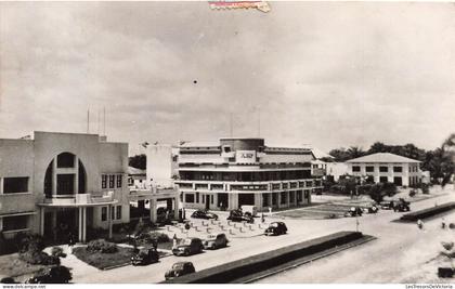 CONGO - KINSHASA (EX ZAIRE) - Leopoldville (Congo Belge) - vue sur le Boulevard Albert Ier - Carte Postale Ancienne