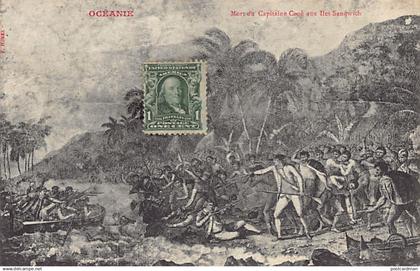 Cook Islands - MANUAE - Death of Captain Cook on Sandwich Island - Publ. F. Homes