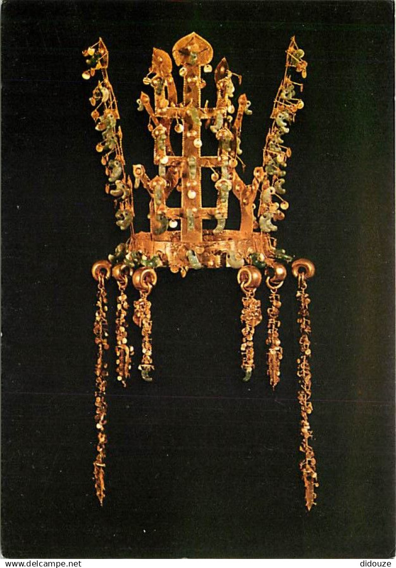 Corée du Sud - Gold Crown with pendants - From Hwangnamdaichong Tomb North mound - Kyongju - Antiquité - Carte Neuve - C