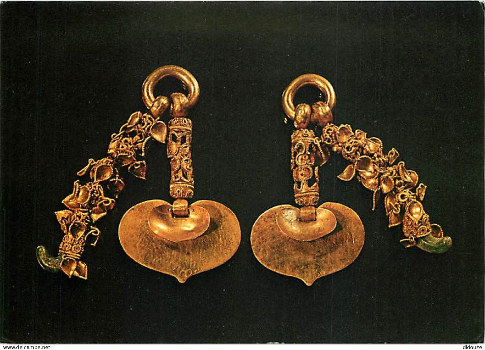 Corée du Sud - King's gold earrings - From the tomb of King Munyong - Kyongju - Antiquité - Carte Neuve - CPM - Voir Sca