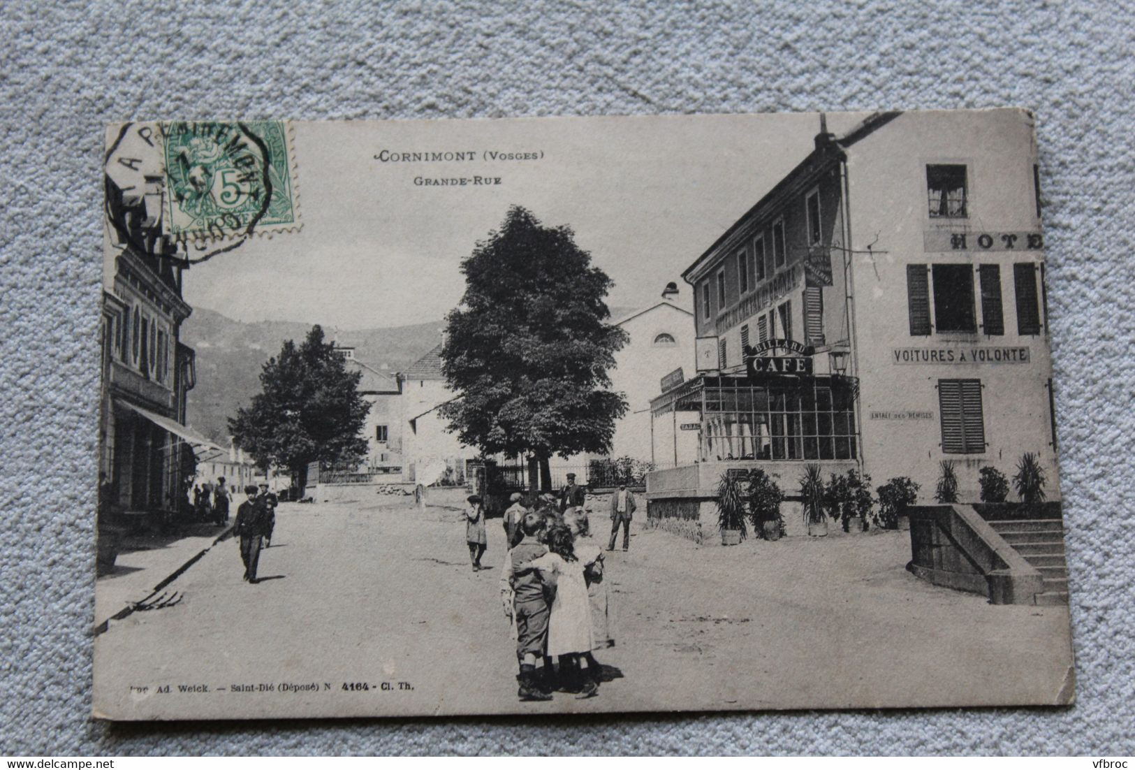 Cornimont, grande rue, Vosges 88