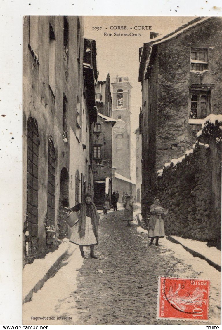 CORTE RUE SAINTE-CROIX ( SOUS LA NEIGE )