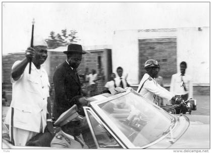 ABIDJAN VISITE OFFICIEL DU PRESIDENT DU LIBERIA M TOLBERT AVEC LE PRESIDENT DE LA COTE D'IVOIRE  M HOUPHOUET-BOIGNY