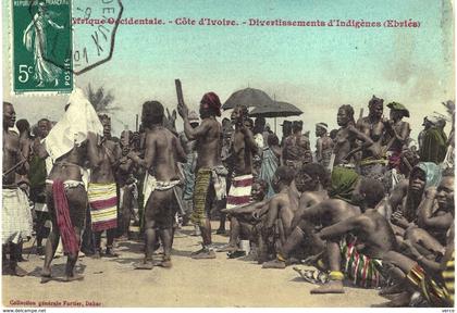 Carte postale ancienne de COTE d'IVOIRE