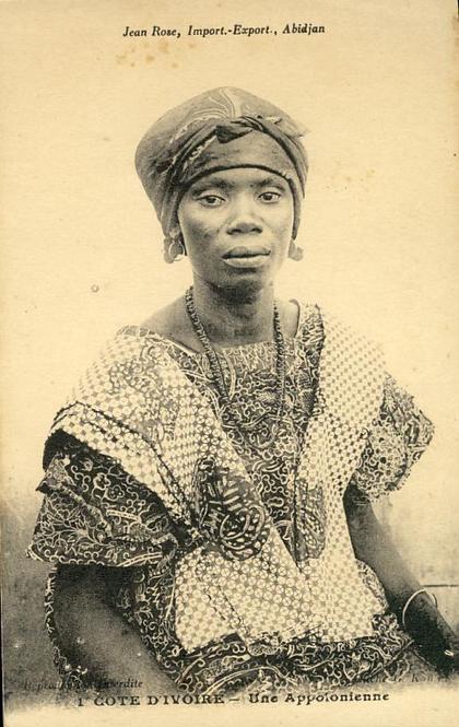 Cote d'Ivoire -  Femme - Types Ethnies