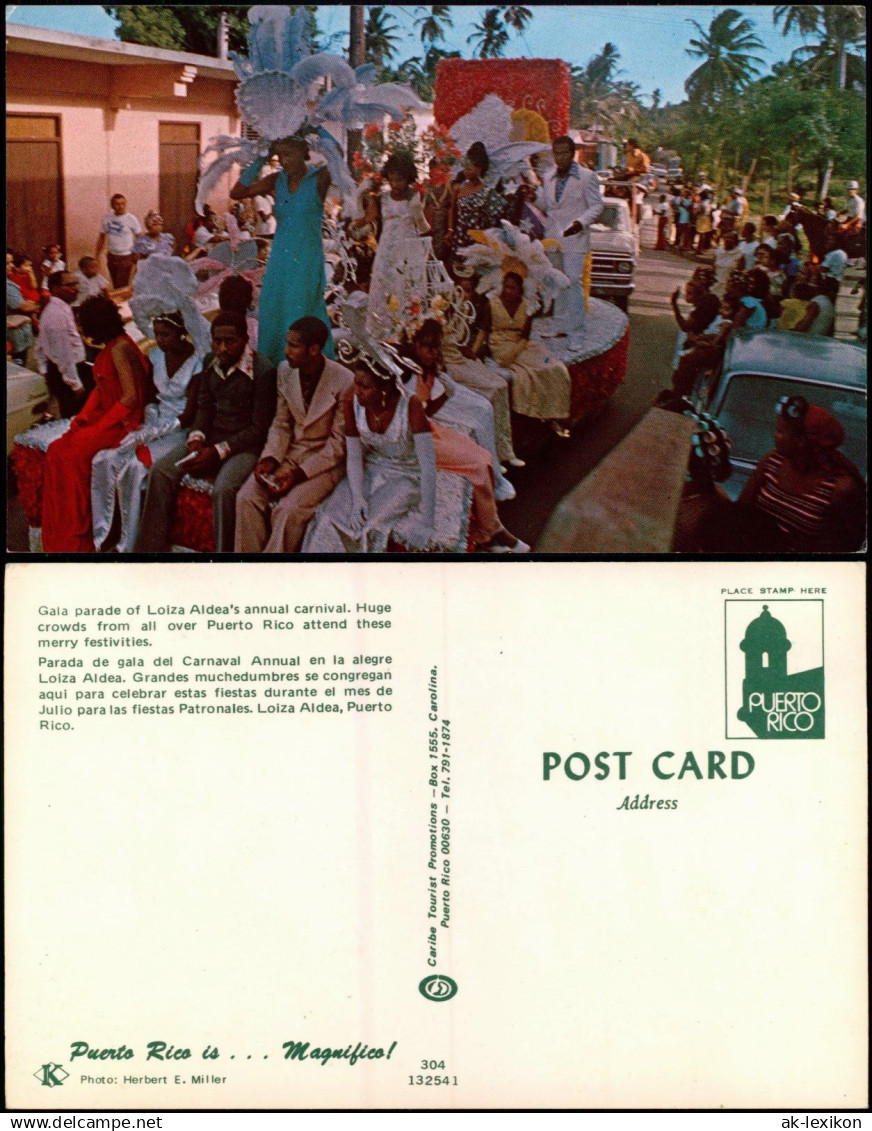 Costa Rica (Allgemein) Gala parade of Loiza Aldea's annual carnival. Huge 1972