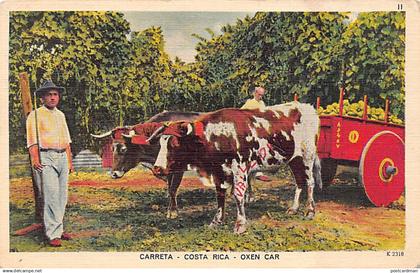 COSTA RICA - Carreta - Oxen car - Publ. Carlos Federspiel & Co.