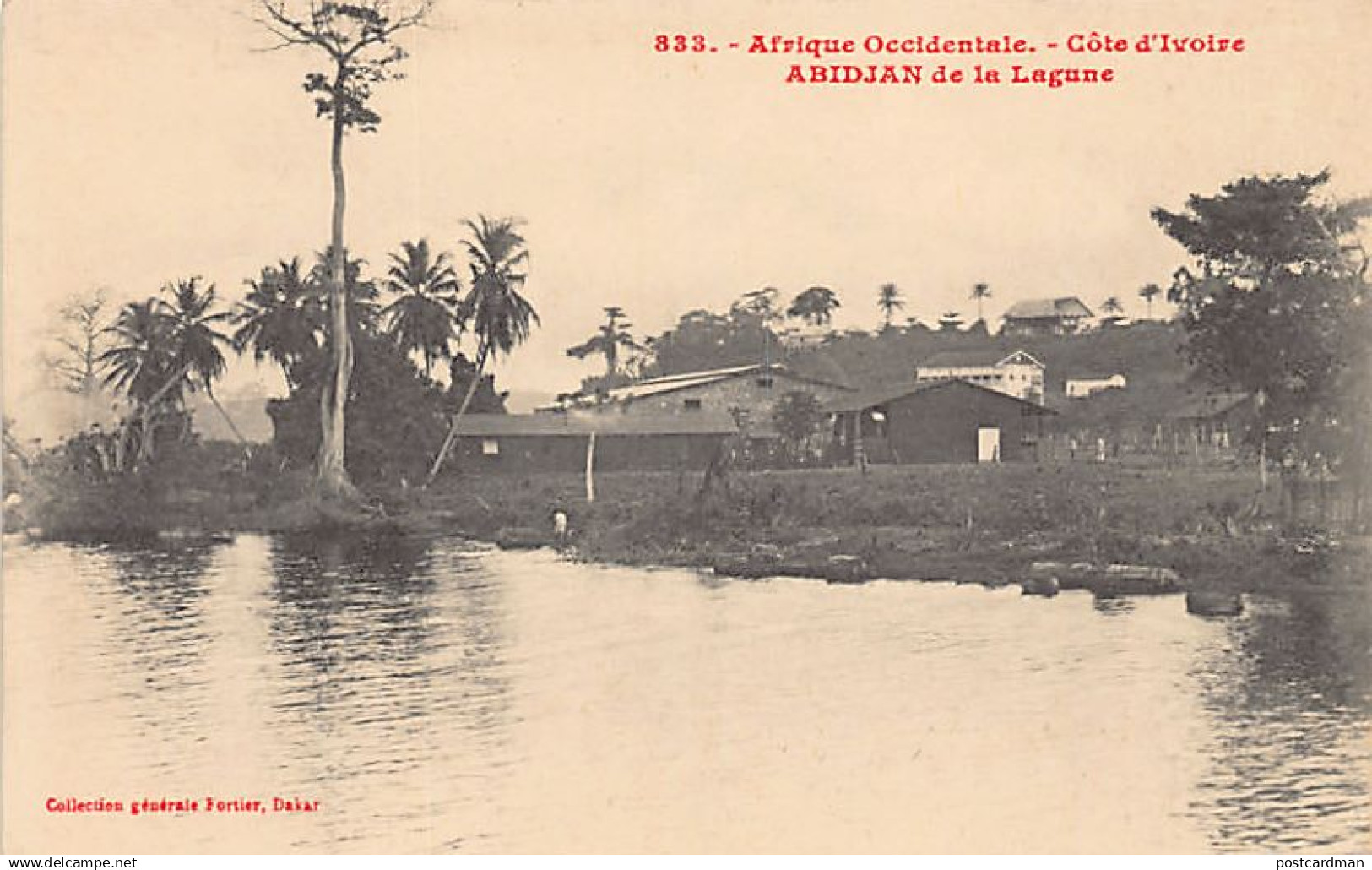 Côte d'Ivoire - ABIDJAN - La Lagune - Ed. Fortier 833