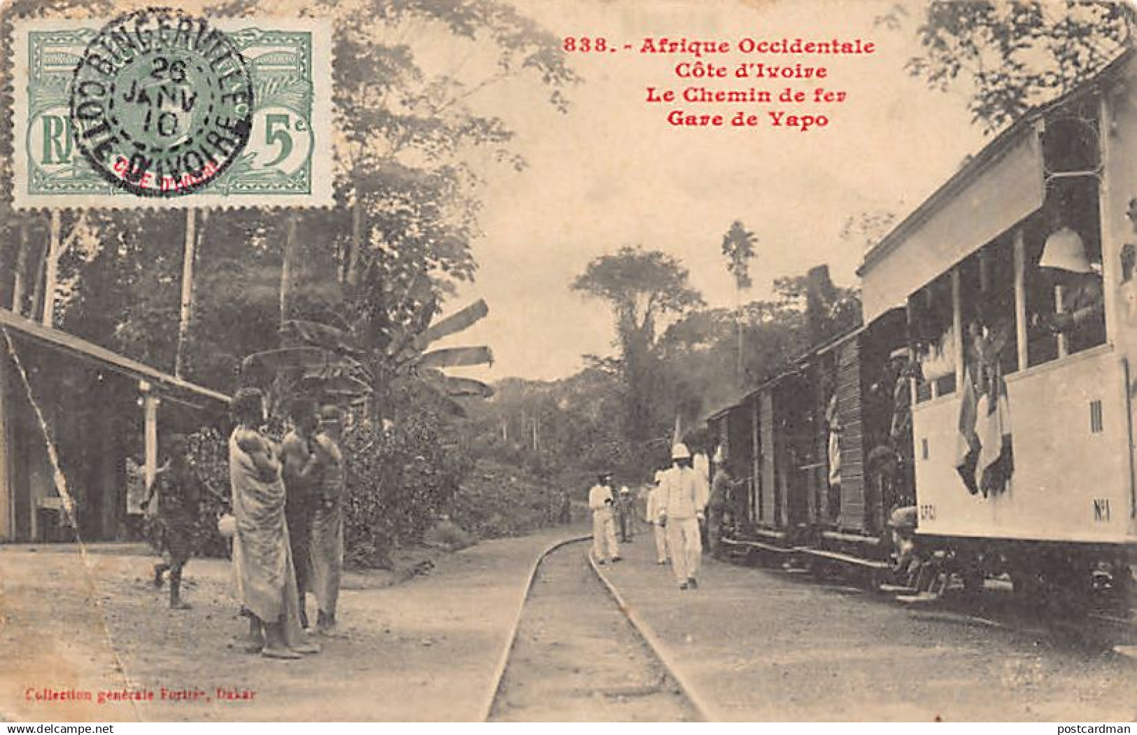 Côte d'Ivoire - Le Chemin de Fer - Gare de Yapo - Ed. Fortier 838