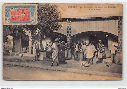 Côte d'Ivoire - BOUAKÉ - Une boutique de la Compagnie Coloniale de la Côte d'Ivoire - VOIR LES SCANS POUR L'ÉTAT - Ed. i