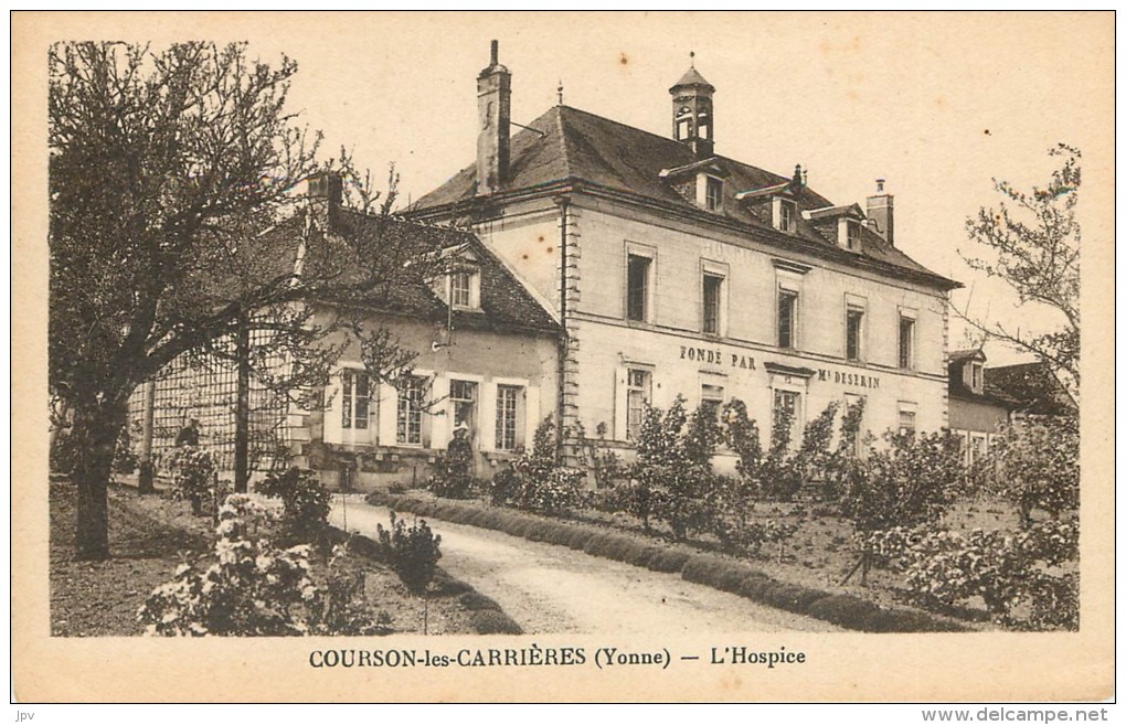 COURSON LES CARRIERES . L'HOSPICE .