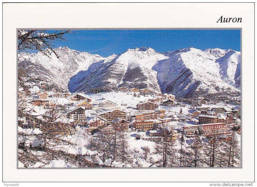 cp , 06 , AURON , Vue générale de la Station