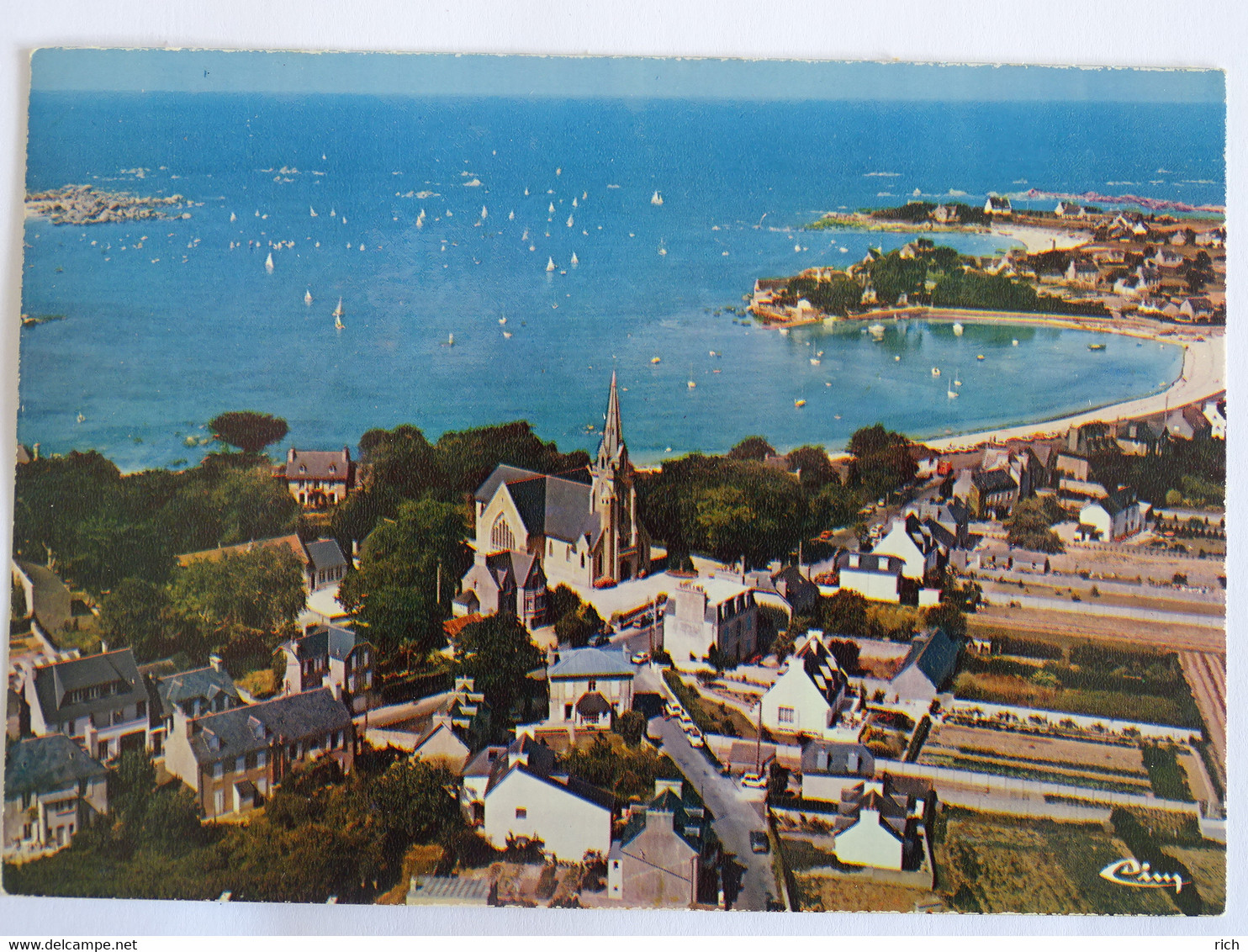 CP 29 - Finistère - BRIGNOGAN-Plage, vue générale aérienne - Plage du Garo