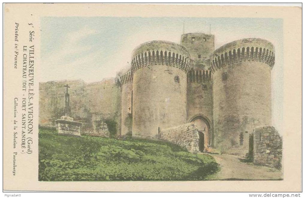 cp , 30 , VILLENEUVE-LÈS-AVIGNON , Le Château (dit Fort Saint-André)