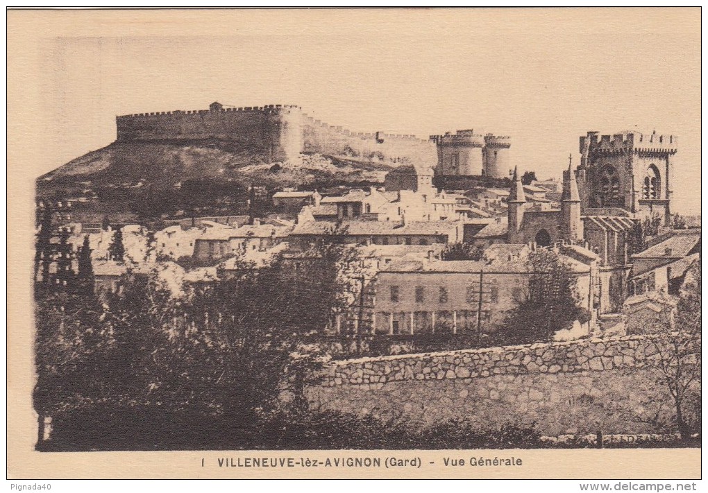 cp , 30 , VILLENEUVE-Lès-AVIGNON , Vue générale