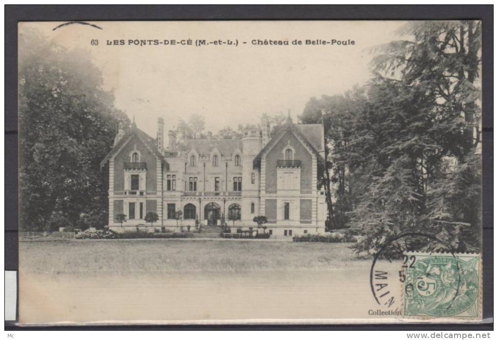 CP 49 - Les-Ponts-de-Cé (M-et-L) - Chateau de Belle-Poule