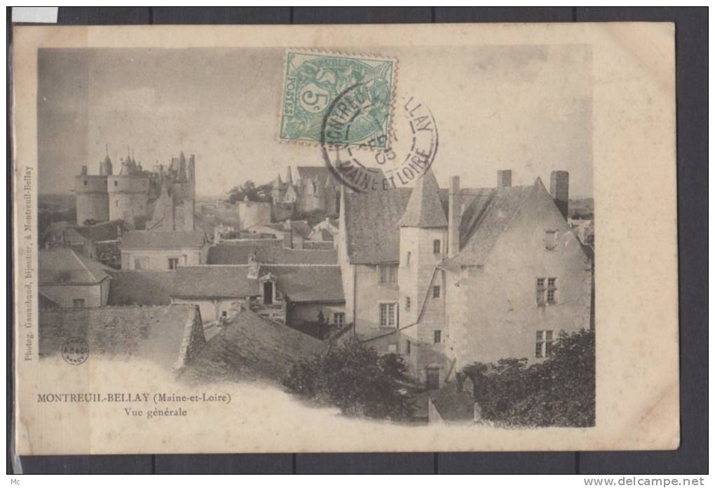 CP 49 - Montreuil-Bellay (Maine-et-Loire) - Vue Générale