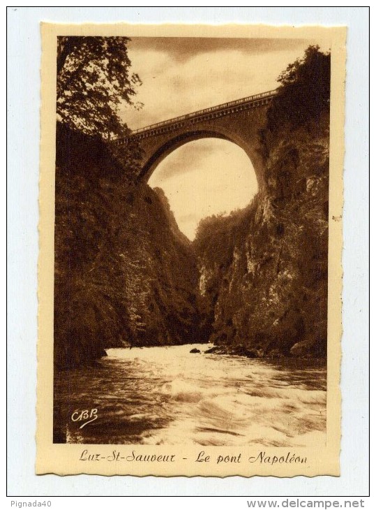 CP , 65 , LUZ-SAINT-SAUVEUR , Le Pont Napoléon