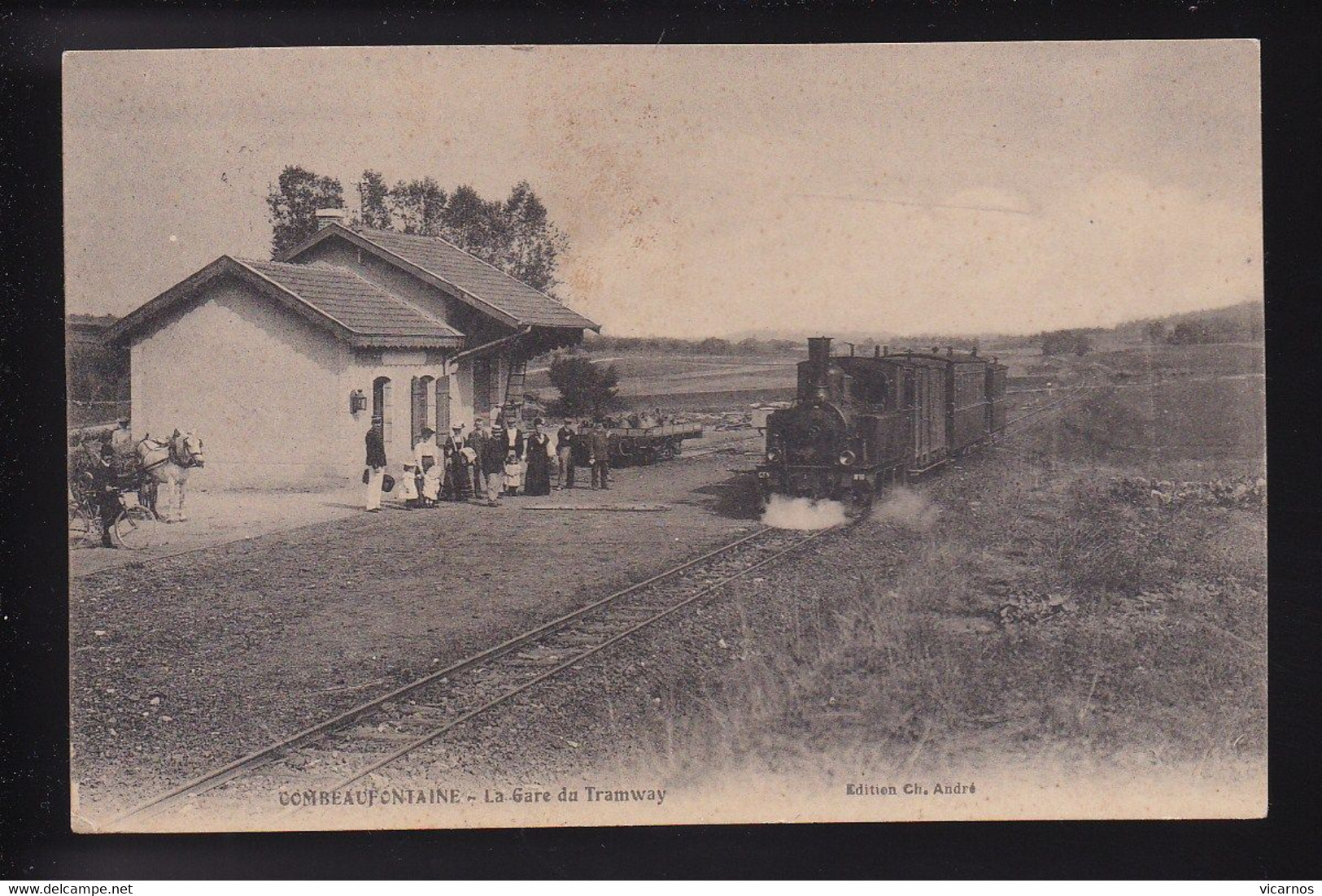 CP 70 COMBEAUFONTAINE La gare du tramway