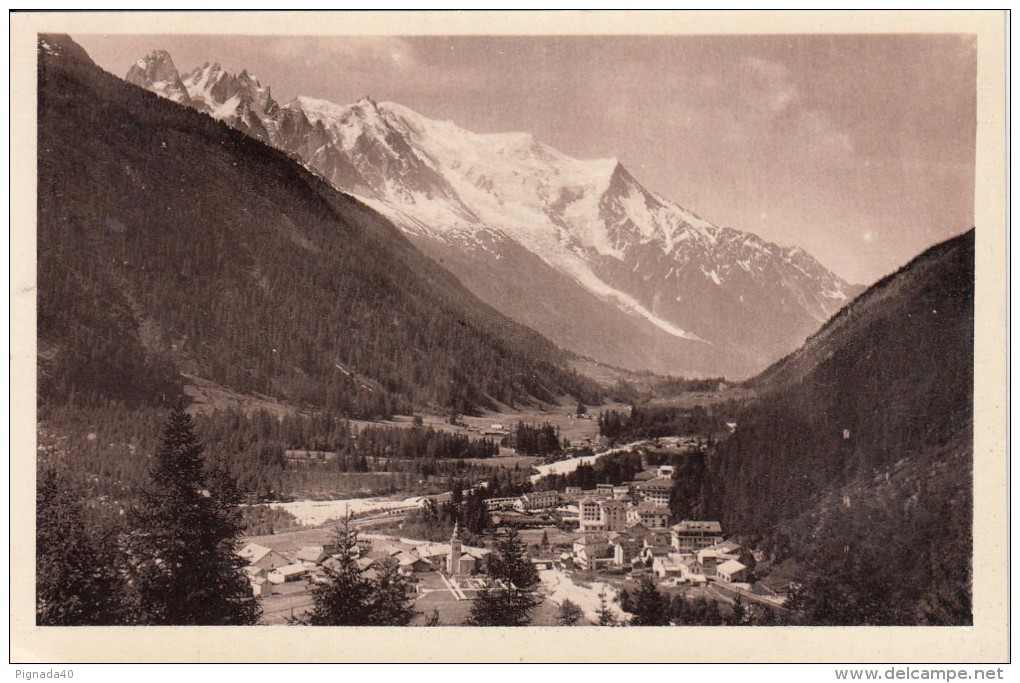 cp , 74 , CHAMONIX-MONT-BLANC , ARGENTIÈRE et la chaîne du  Mont-Blanc