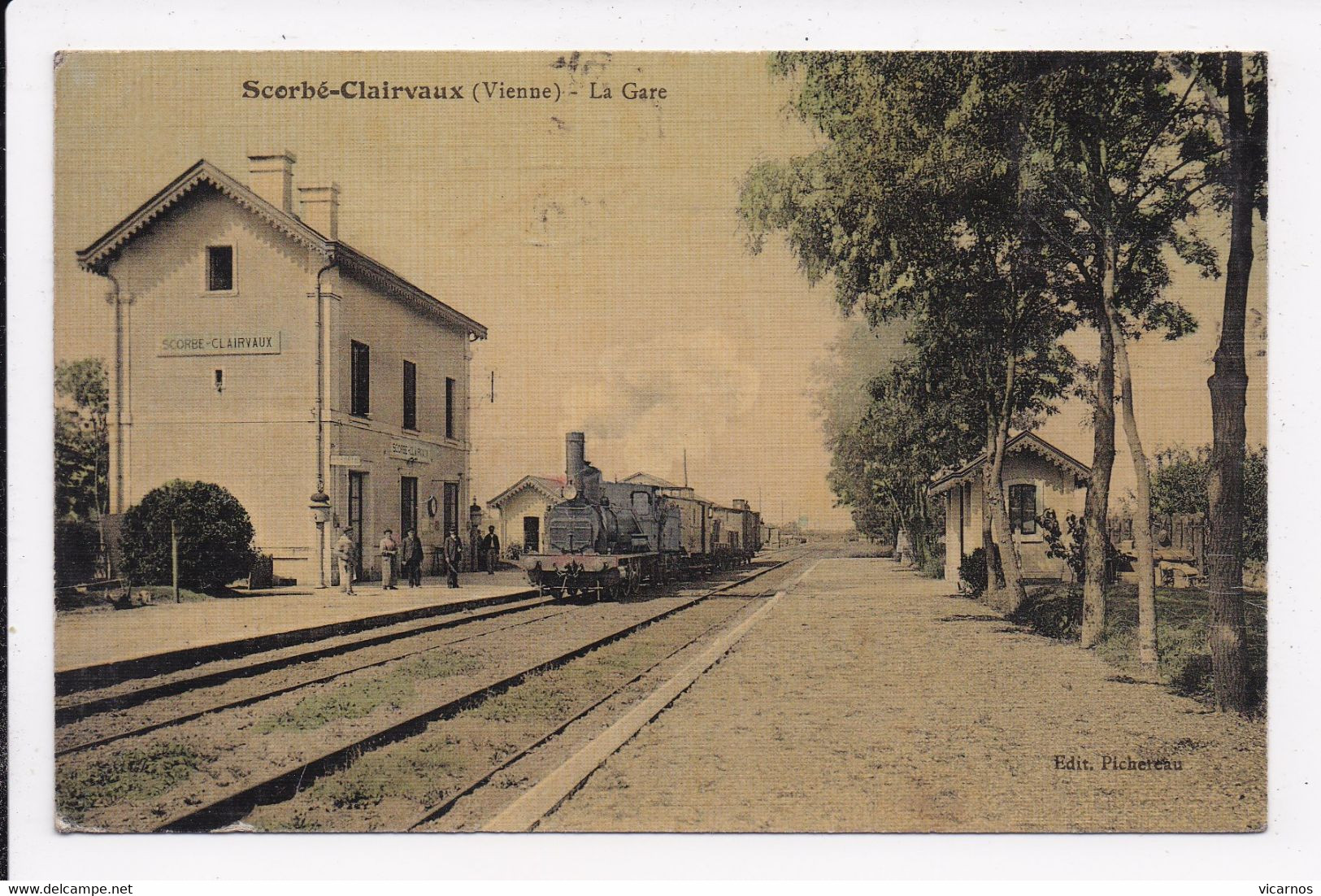 CP 86 SCORBE CLAIRVAUX La gare