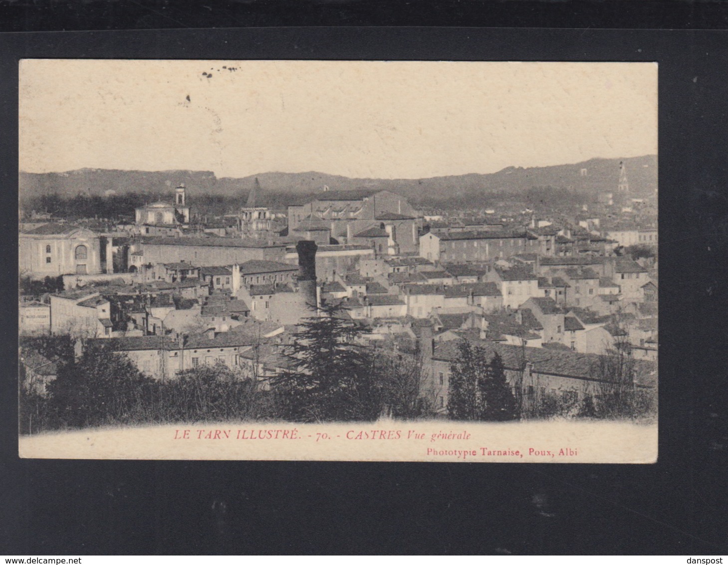 CP Castres Vue generale Depot Prisonniers 1916