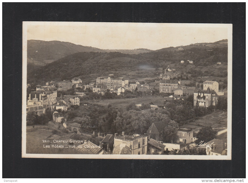 CP Chatel Guyon Les Hotels 1933