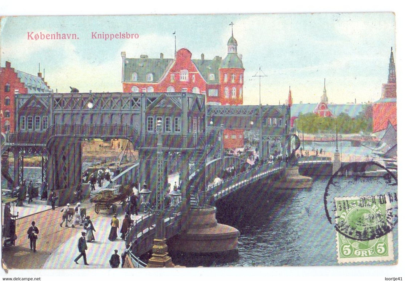 CP - Danmark Denemarken - Kobenhavn Kopenhagen - Knippelsbro - 1913