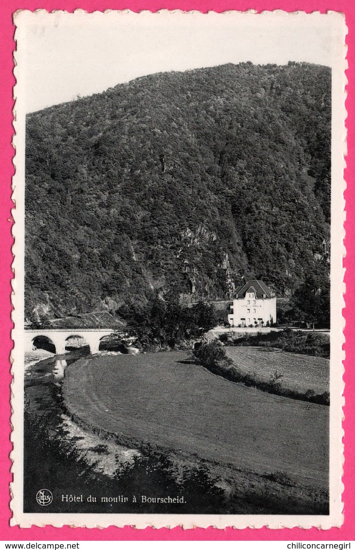 Cp Dentelée - Hôtel du Moulin ( Propr. Vve KREMER ) à Bourscheid - Pont - THILL - Photo PAUL FEIDER