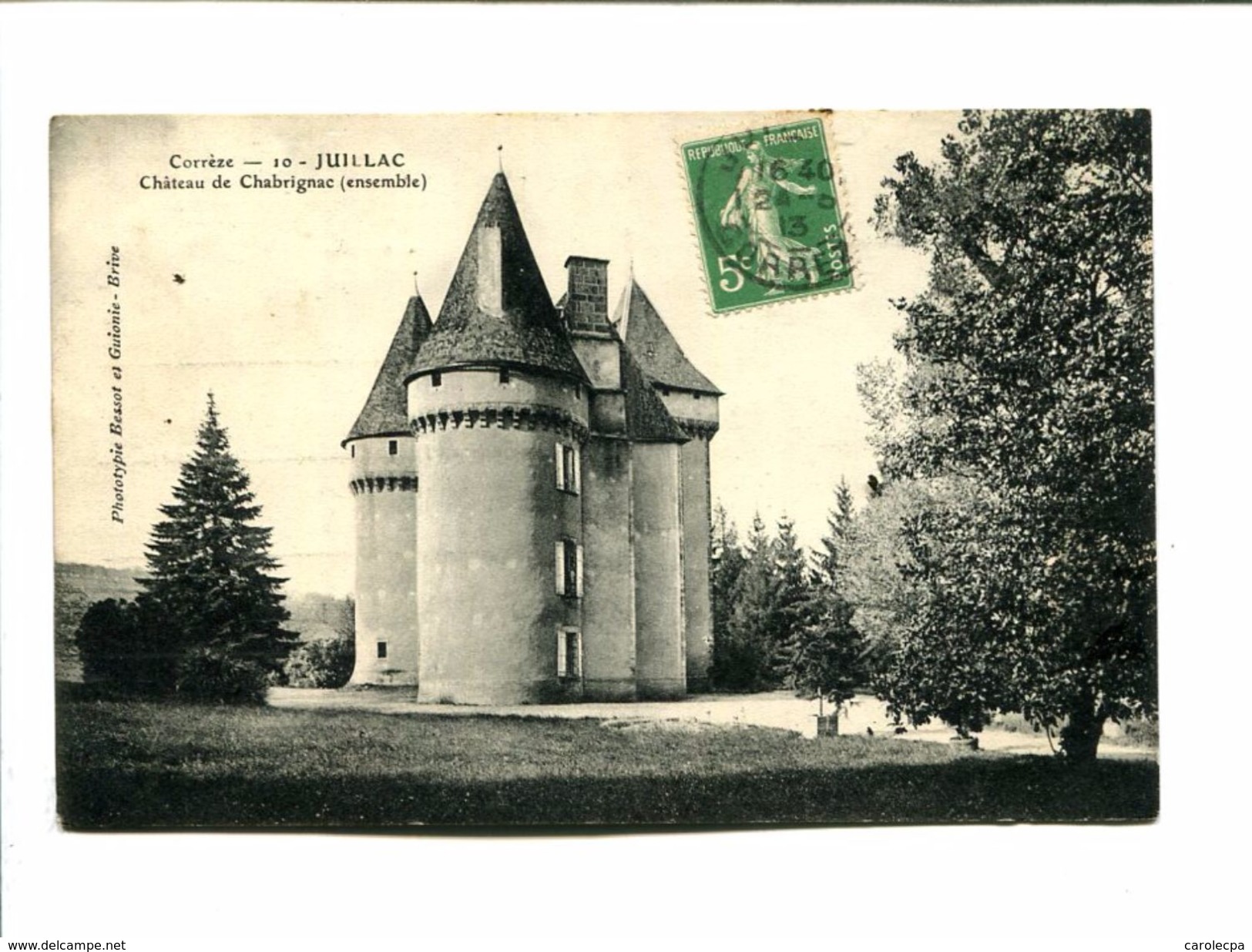 CP -JUILLAC  (19 ) CHATEAU DE CHABRIGNAC