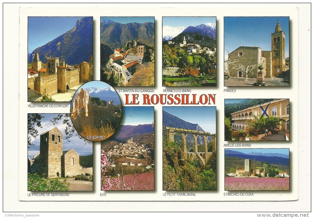 cp, Languedoc-Roussillon, Le Roussillon, Multi-Vues, voyagée