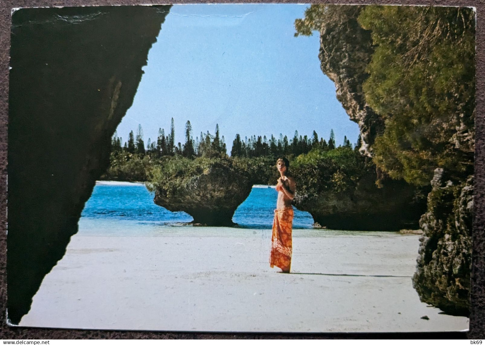 CP Plage de KANUMERA, la belle au bord du Lagon MONT DORE Colonies Française, N Calédonie