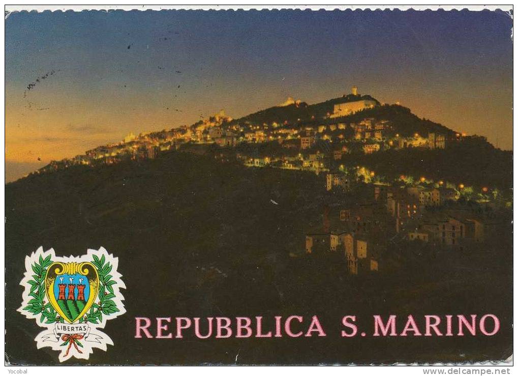 cp , SAINT-MARIN , Repubblica S. Marino , voyagé