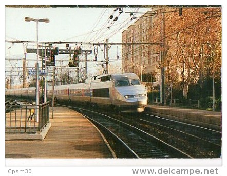 CP trains - 13 B d R - TGV en gare de Marseille Blancarde