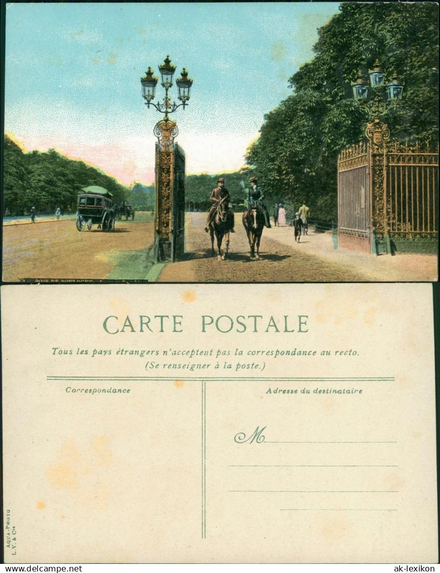 CPA 16. Arrondissement (Passy)-Paris Bois de Boulogne, Reiter 1913