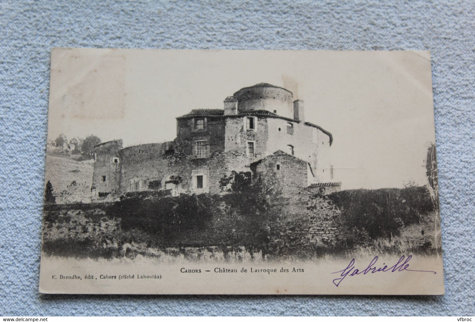 Cpa 1903, Cahors, château de Larroque des arts, Lot 46