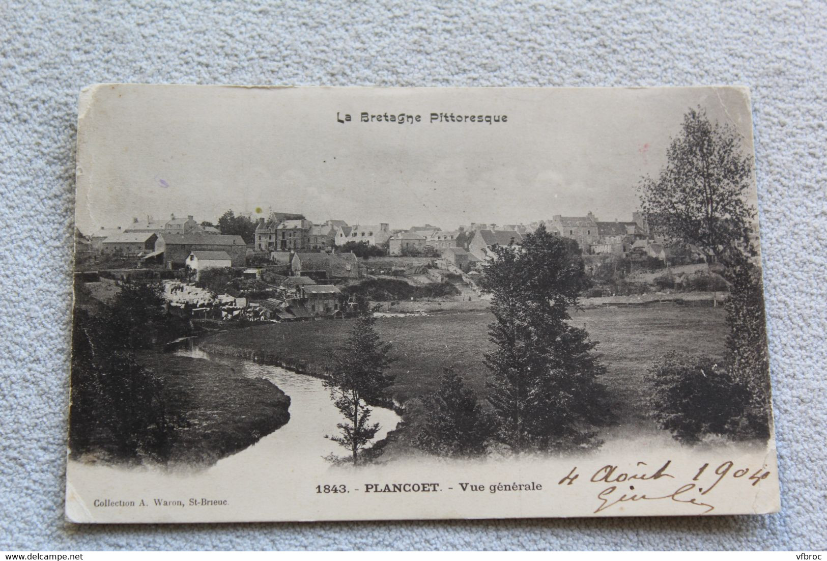 Cpa 1904, Plancoet, vue générale, Cotes d'Armor 22