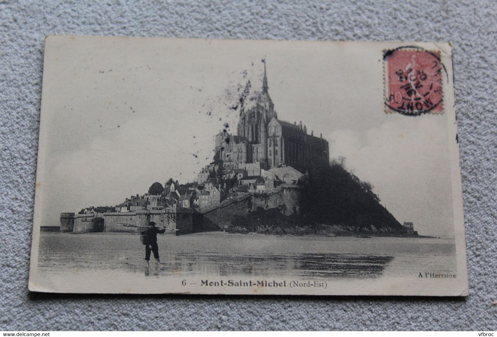 Cpa 1905, le Mont saint Michel, nord Est, Manche