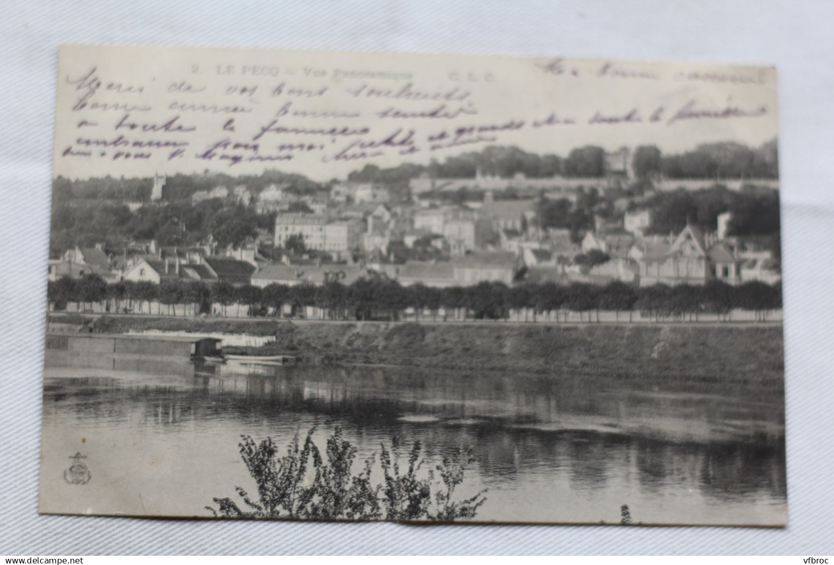 Cpa 1905, Le Pecq, vue panoramique, Yvelines 78