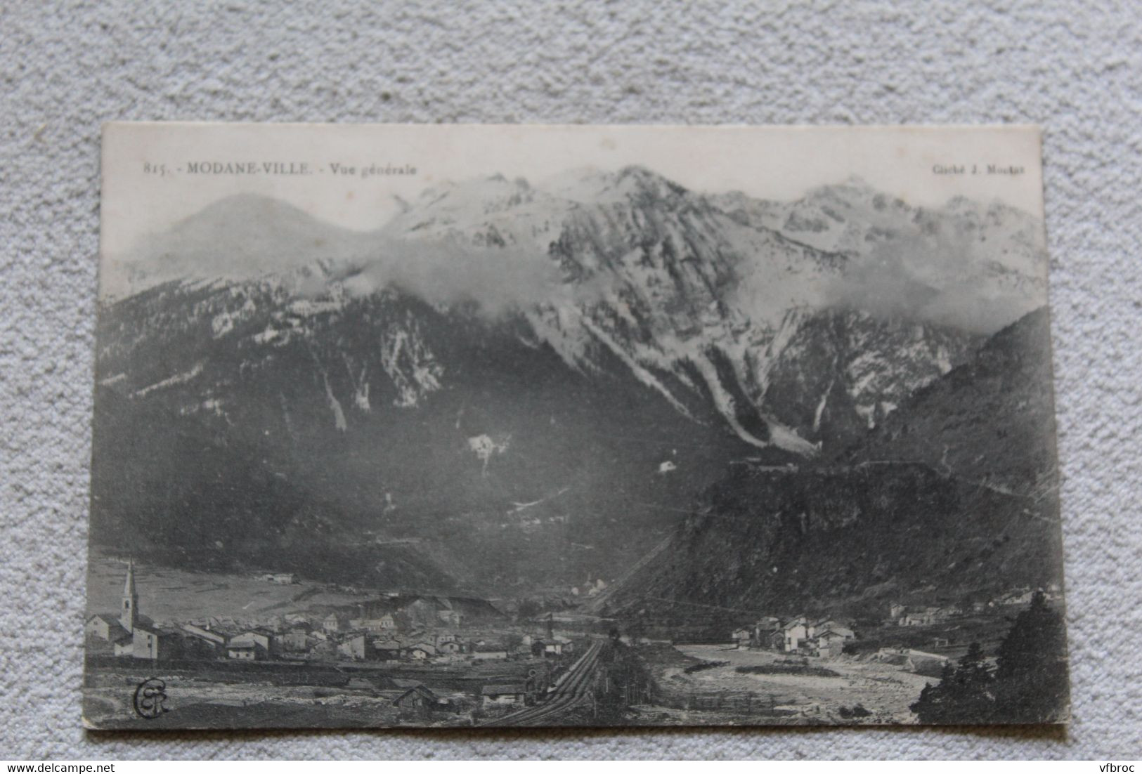 Cpa 1905, Modane ville, vue générale, Savoie 73