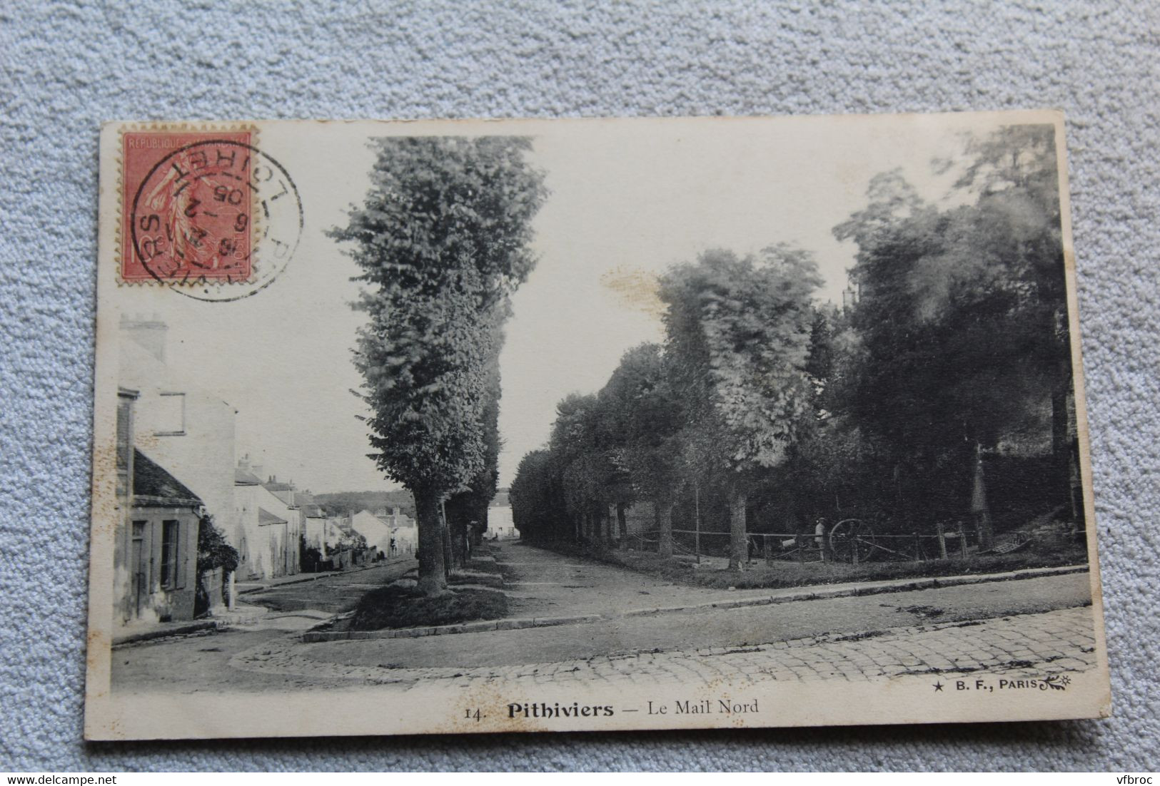 Cpa 1905, Pithiviers, le mail Nord, Loiret 45