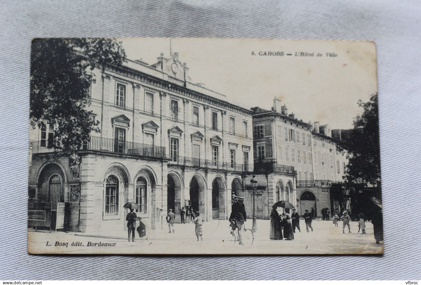 Cpa 1906, Cahors, l'hôtel de ville, Lot 46