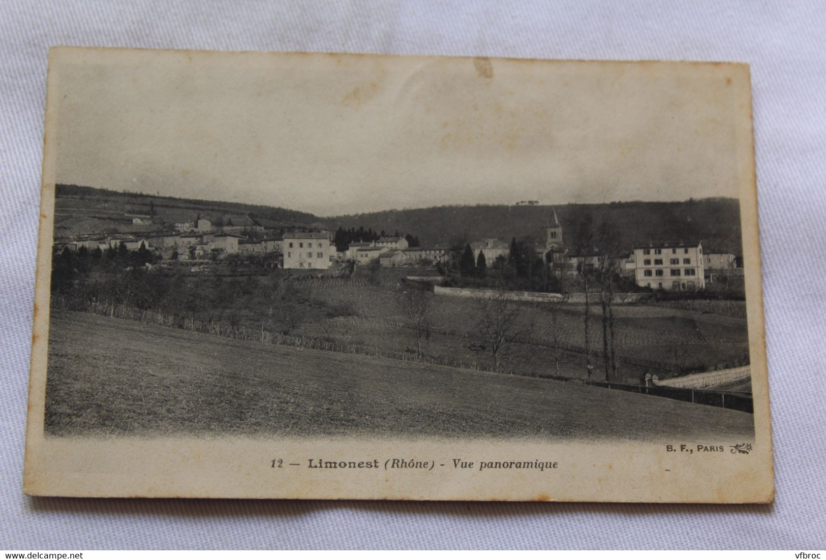 Cpa 1906, Limonest, vue panoramique, Rhône 69