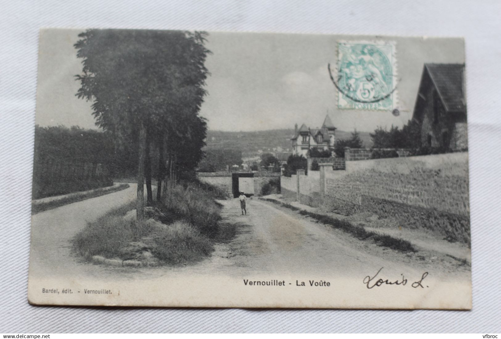 Cpa 1906, Vernouillet, la Voûte, Yvelines 78