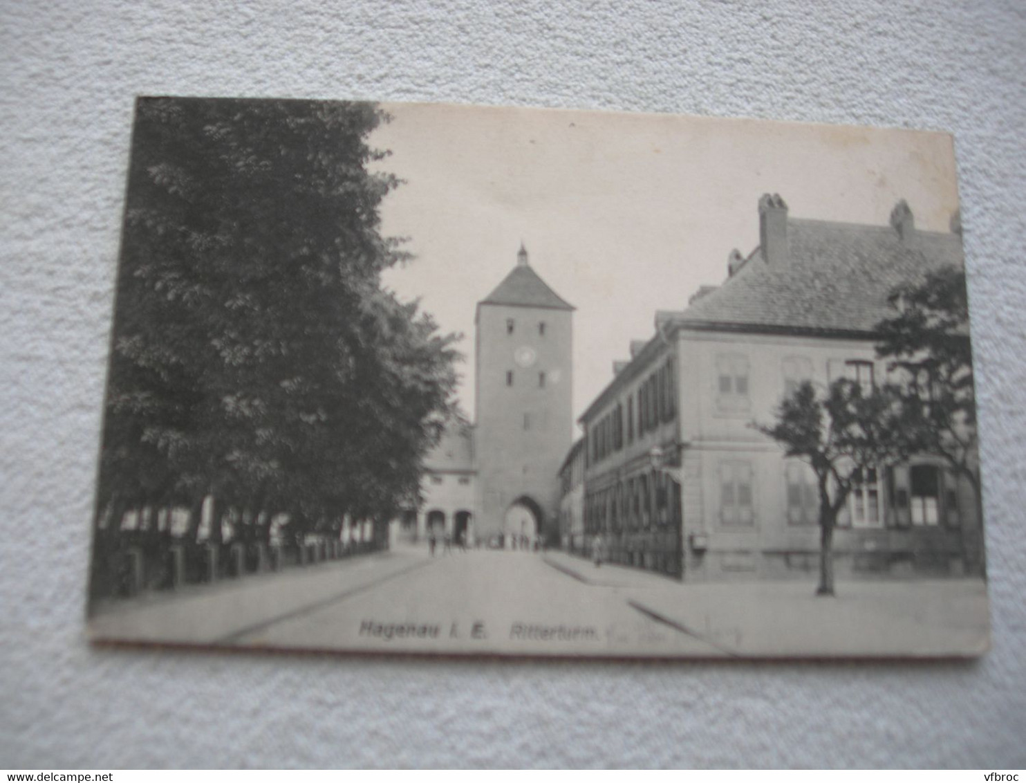 Cpa 1909, Haguenau, Ritterturm, bas Rhin