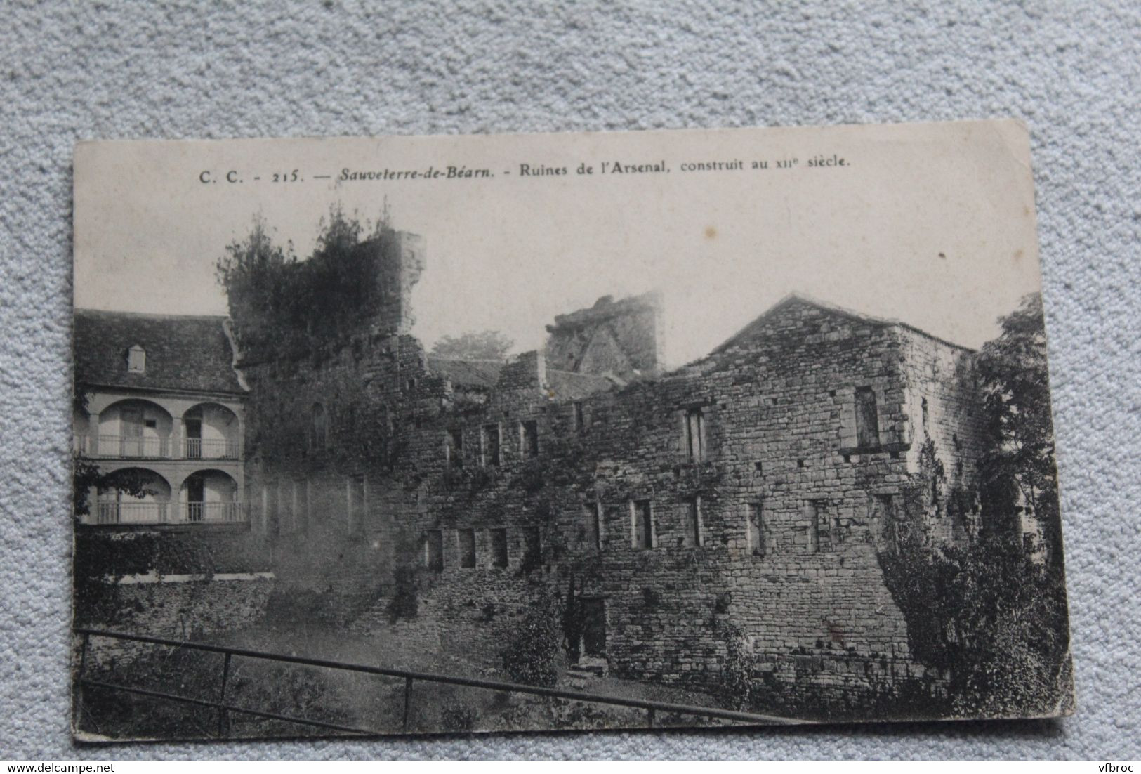 Cpa 1909, Sauveterre de Béarn, ruines de l'arsenal, Pyrénées atlantiques 64