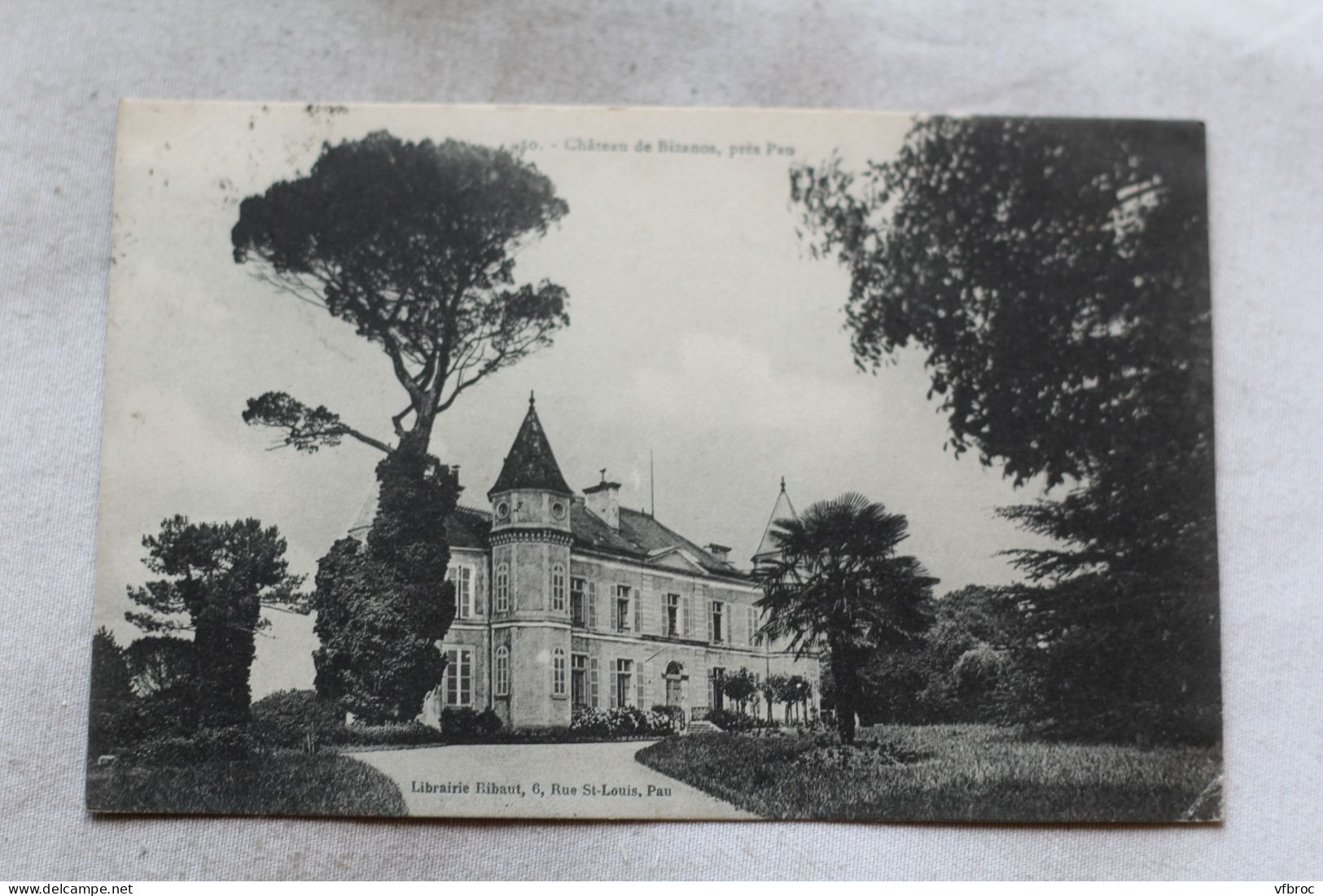 Cpa 1910, château de Bizanos, près Pau, Pyrénées Atlantiques 64