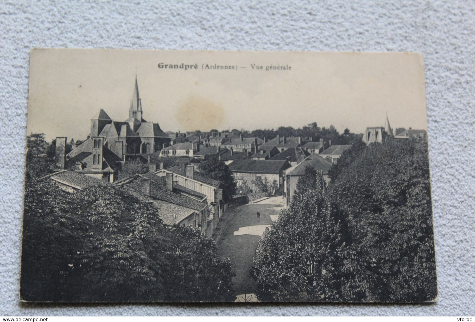 Cpa 1910, Grandpré, vue générale, Ardennes 08